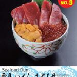 【札幌すすきのグルメ!旨味溢れる逸品を堪能!】 「人気No.3! 雲丹・いくら・まぐろ丼」